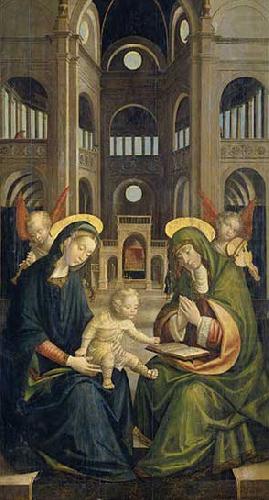 Defendente Ferrari The Virgin and Child with St. Anne china oil painting image